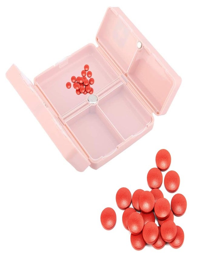 WenTigDY Travel Pill Case for Purse, 7 Compartments Portable Travel Pill Box, Pill Organizer with Unique Magnetic Design Portable Pill Organizer Portables Pocket Pill Box Dispenser Pill Holders for Traveling - Image 3